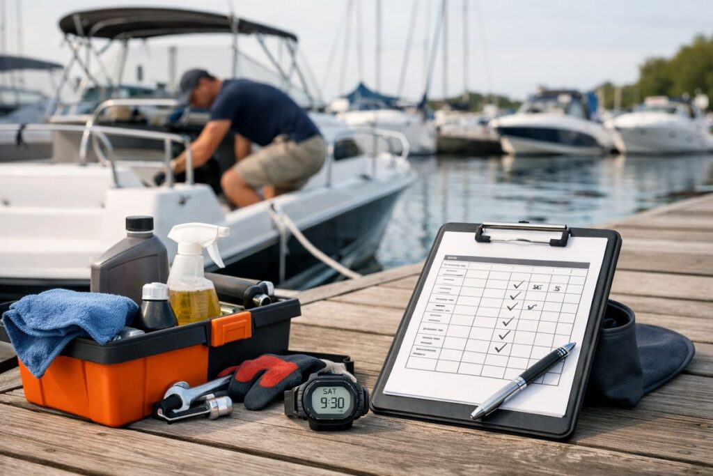 Boat Maintenance Schedule for Busy Weekend Owners