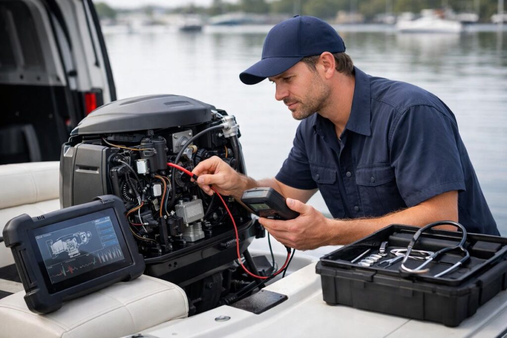 How Mobile Mechanics Diagnose Intermittent Boat Issues